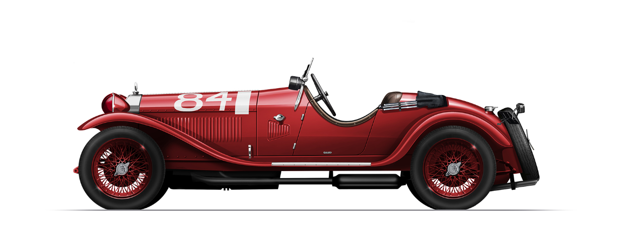 Alfa Romeo 6C 1750 Gran Sport Spider by Zagato